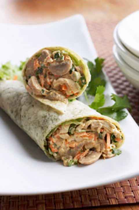 Money's Curried Chicken Wrap