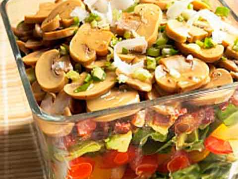 Bacon, Spinach & Tomato Salad