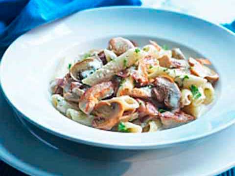 Chicken and Mushroom Alfredo