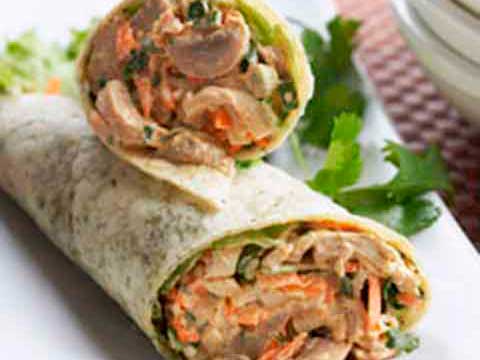 Curried Chicken Wrap